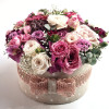 Pasztell FlorBox - lilás árnyalatú szezonális virágokból