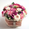 Pasztell FlorBox - lilás árnyalatú szezonális virágokból